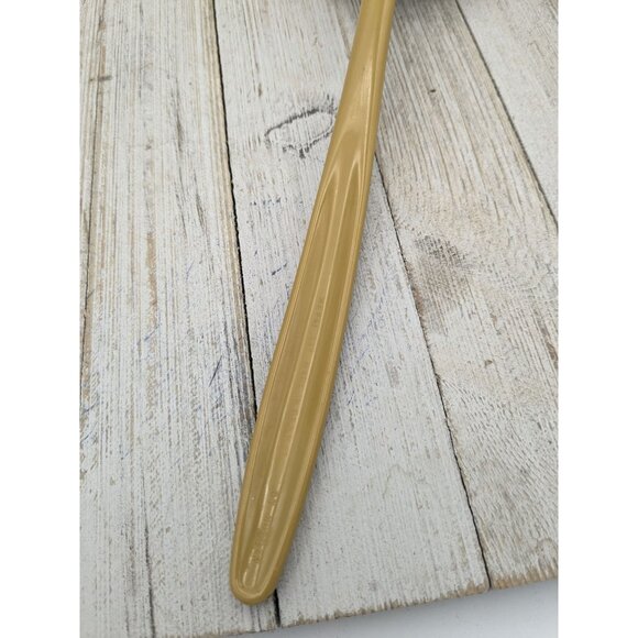 Hutzler Slotted Serving Spoon Melamine 10" Mustard No 532 - Picture 6 of 8